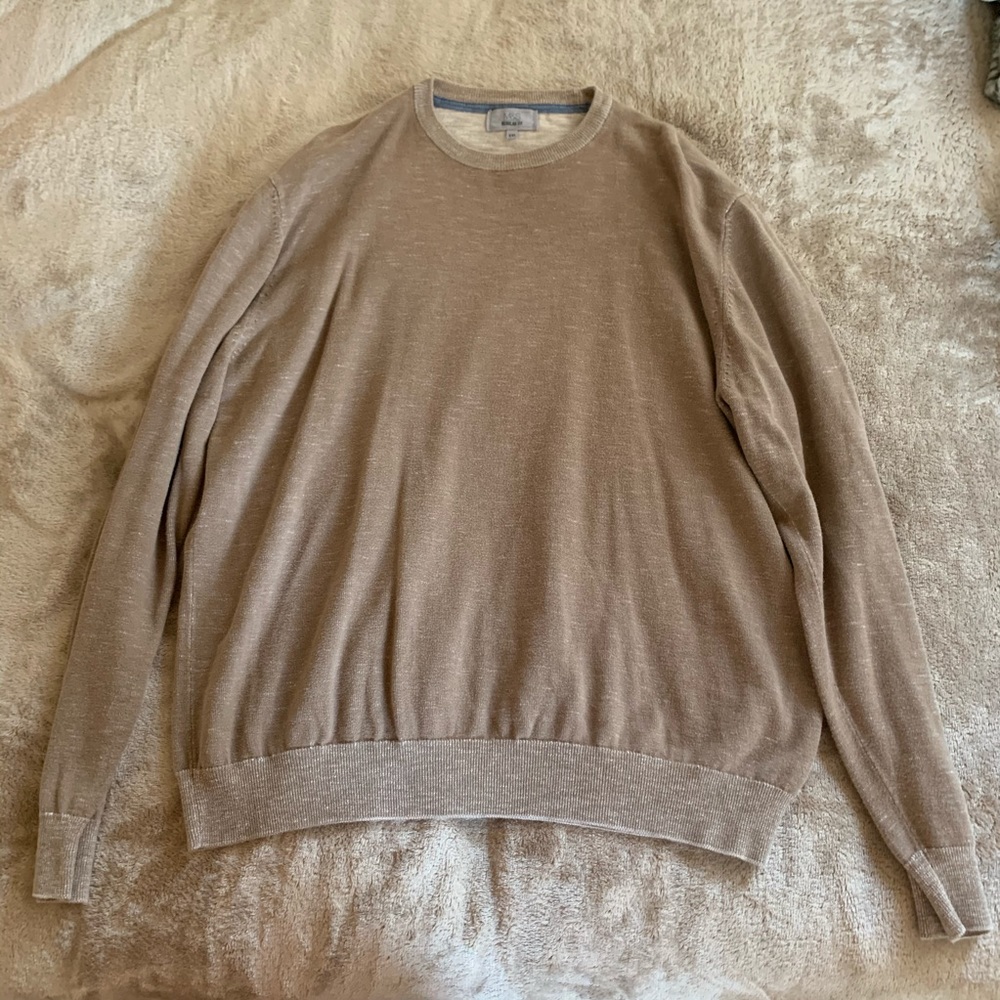 M&S | Brown Long Sleeve Knit Shirt